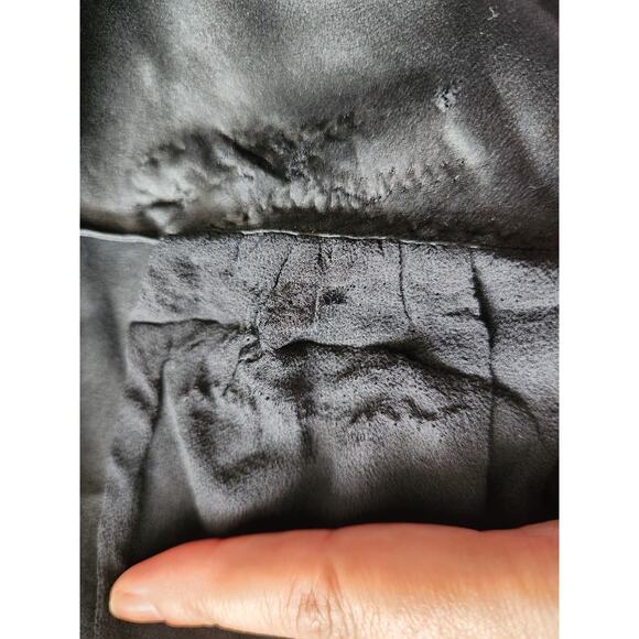 Vintage Unbranded 100% Silk Nightgown Dress Semi Sheer No Size Tag Goth Witchy - Picture 8 of 9